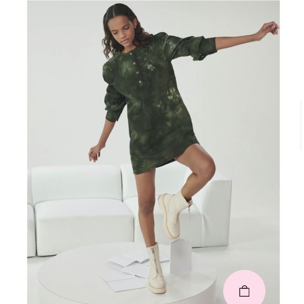 Something Navy Edie Long Sleeve Mini Dress